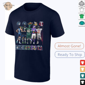 Minnesota Lynx Timberwolves Minnesota Wild Vikings Minnesota Twins T Shirt Fans Gifts