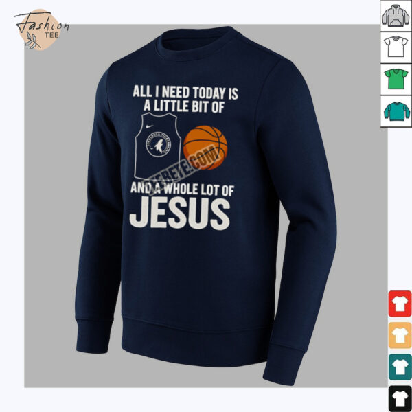 Minnesota Timberwolves Football And Jesus Shirt