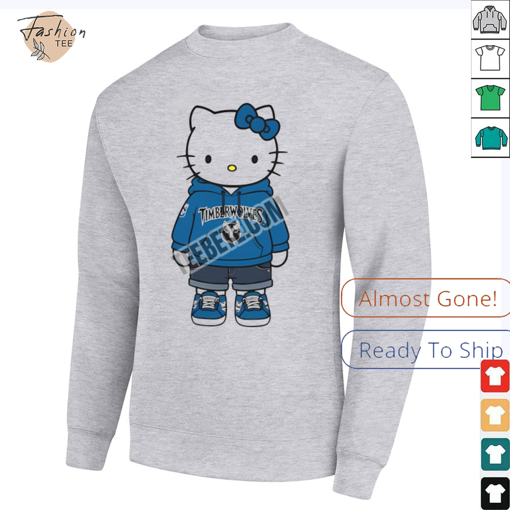 Minnesota Timberwolves Hello Kitty Shirt Minnesota Timberwolves Hello Kitty Shirt