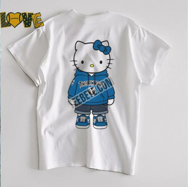 Minnesota Timberwolves Hello Kitty Shirt