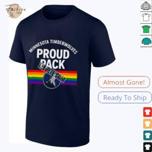 Minnesota Timberwolves Lgbt Pride Proud Pack Shirt