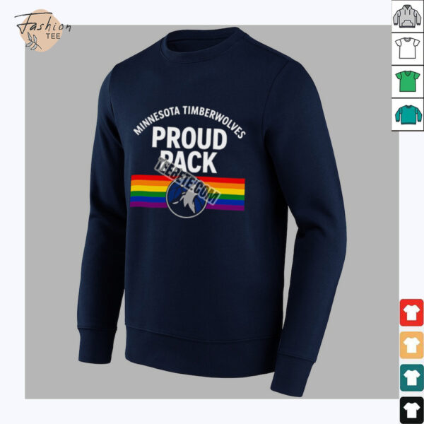 Minnesota Timberwolves Lgbt Pride Proud Pack Shirt