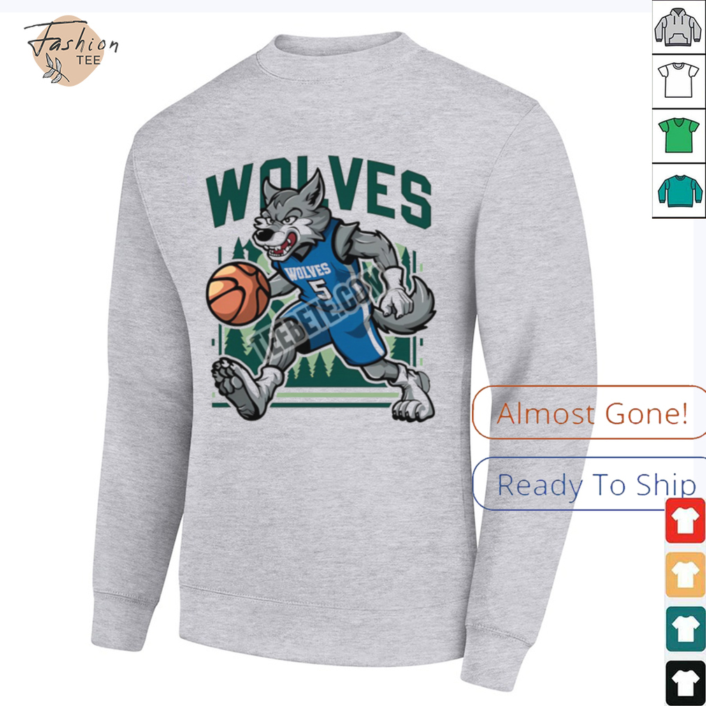 Minnesota Timberwolves Mascot Basketball Shirt Minnesota Timberwolves Mascot Basketball Shirt