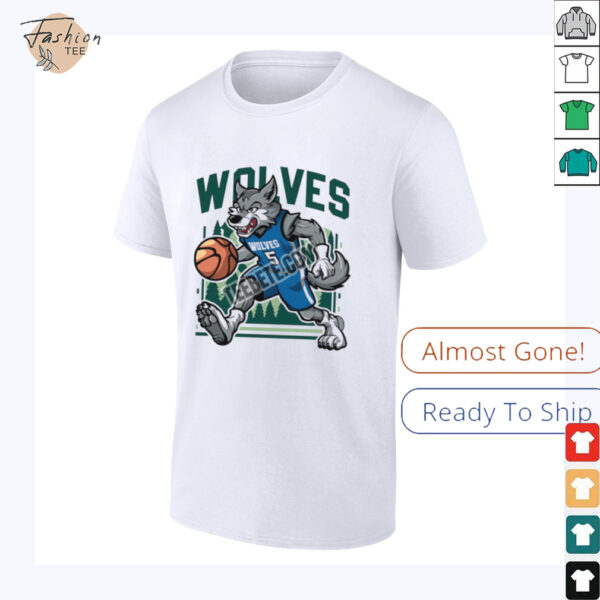 Minnesota Timberwolves Mascot Basketball Shirt