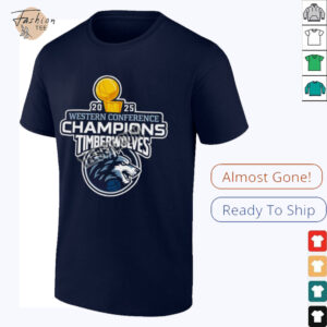 Minnesota Timberwolves Playoffs 2025 Western Conference Champions Shirt