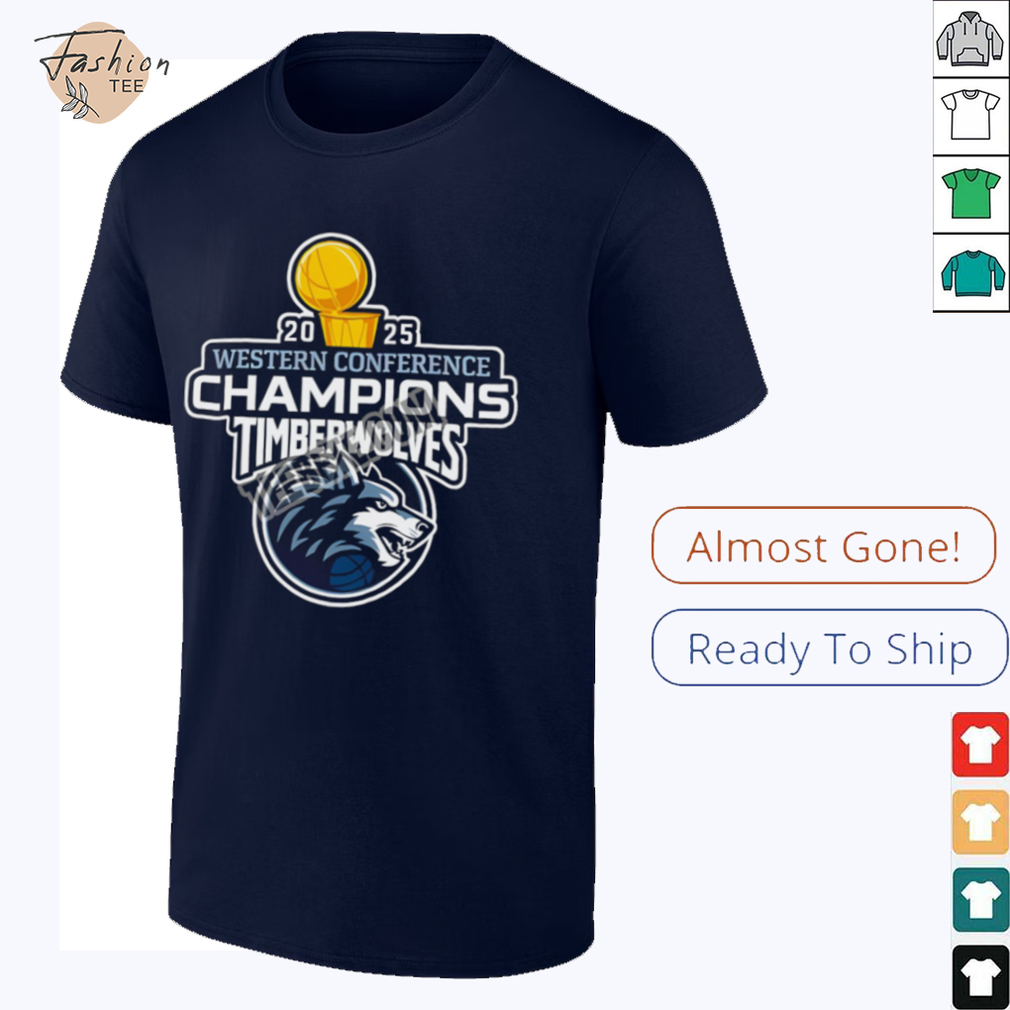 Minnesota Timberwolves Playoffs 2025 Western Conference Champions Shirt Minnesota Timberwolves Playoffs 2025 Western Conference Champions Shirt