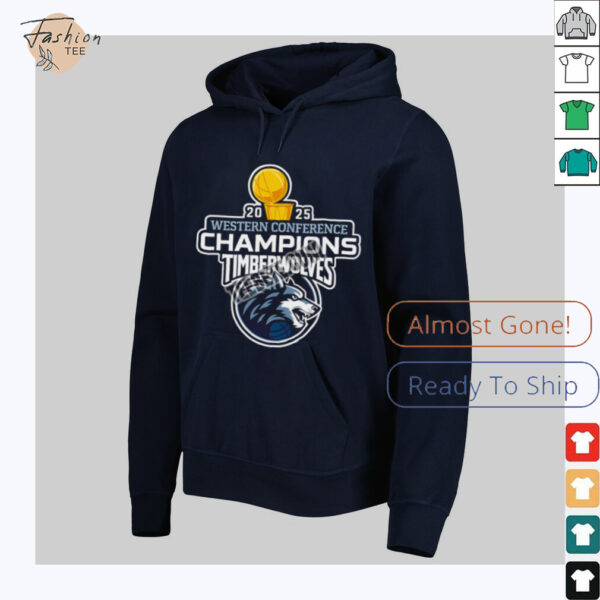 Minnesota Timberwolves Playoffs 2025 Western Conference Champions Shirt