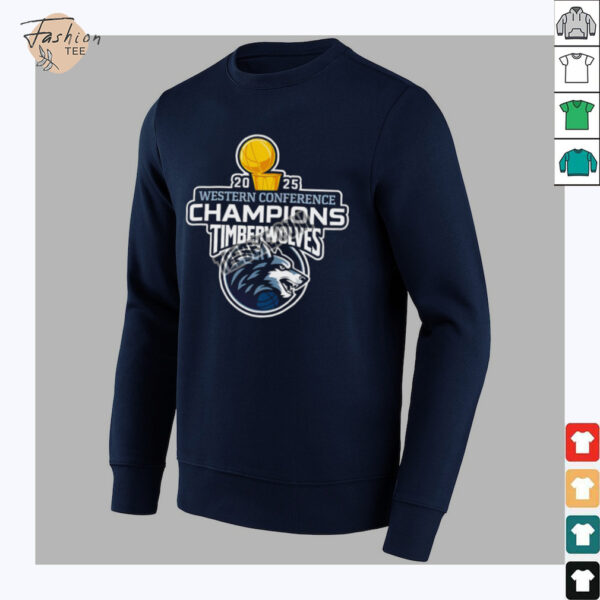 Minnesota Timberwolves Playoffs 2025 Western Conference Champions Shirt
