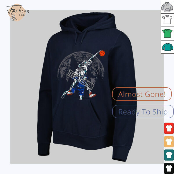 Minnesota Timberwolves Skeleton Playing Basketball Shirt