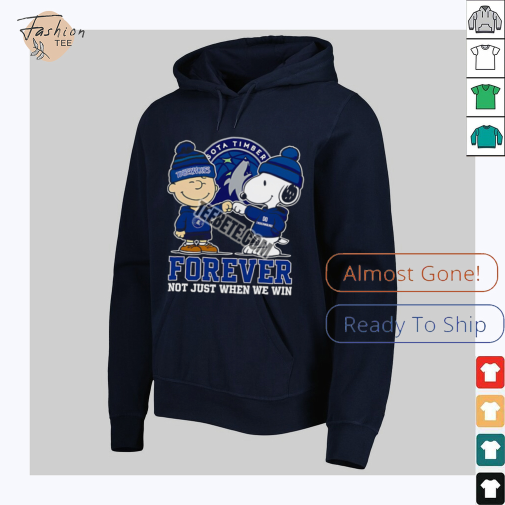 Minnesota Timberwolves Snoopy And Charlie Brown Forever Fan Shirt Minnesota Timberwolves Snoopy And Charlie Brown Forever Fan Shirt