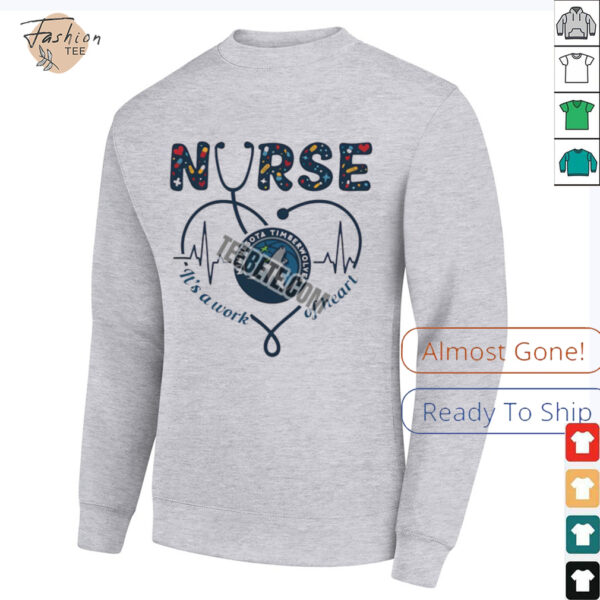 Minnesota Timberwolves Vs Nurse Stethoscope Shirt