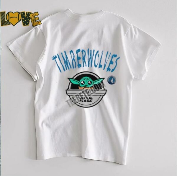 Minnesota Timberwolves Yoda Star Wars Shirt