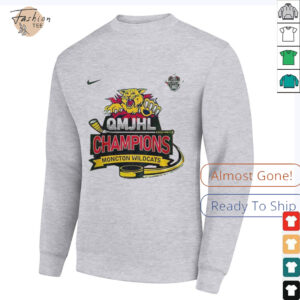 Moncton Wildcats Champions 2025 QMJHL Champions shirt