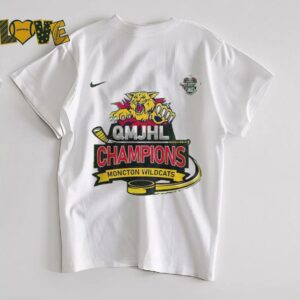 Moncton Wildcats Champions 2025 QMJHL Champions shirt