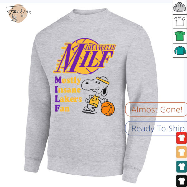Mostly Insane Lakers Fan T shirt
