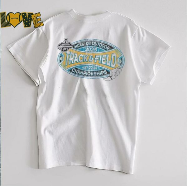 NCAA DII Outdoor Track and Field Championships 2025 logo vintage shirt