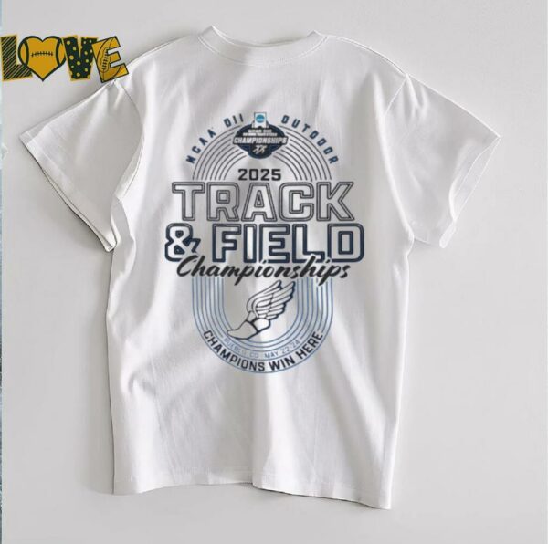 NCAA DII Outdoor Track and Field Championships 2025 shirt
