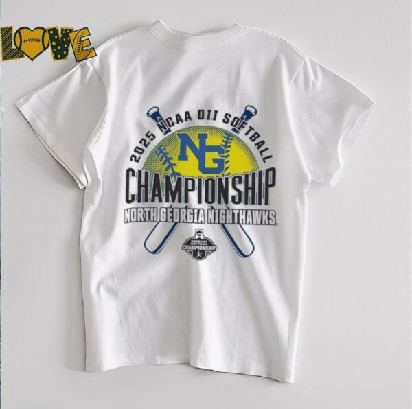 NCAA DII Softball Championship North Georgia Nighthawks 2025 shirt