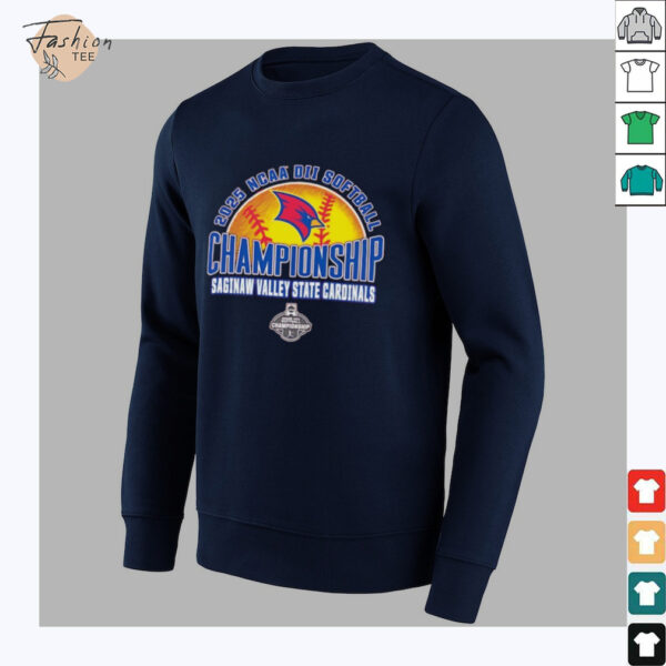 NCAA DII Softball Championship Saginaw Valley State Cardinals 2025 shirt