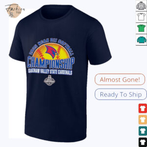 NCAA DII Softball Championship Saginaw Valley State Cardinals 2025 shirt
