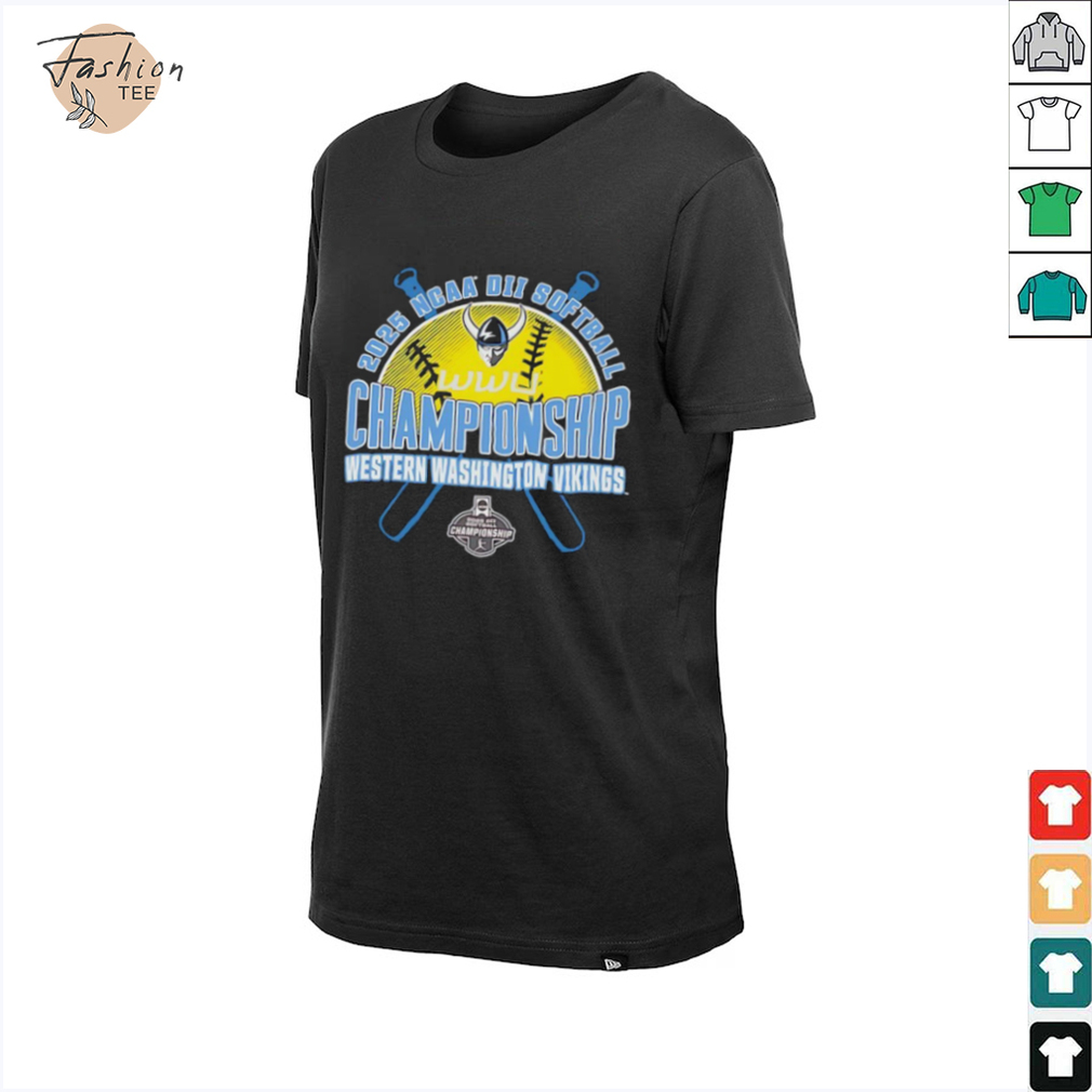 NCAA DII Softball Championship Western Washington Vikings 2025 shirt NCAA DII Softball Championship Western Washington Vikings 2025 shirt