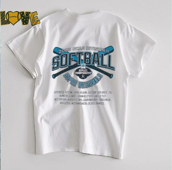 NCAA Division II Softball Super Regionals 2025 shirt