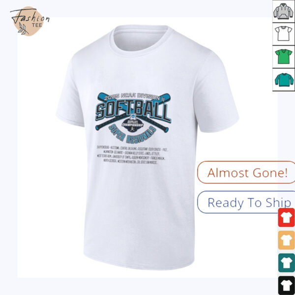 NCAA Division II Softball Super Regionals 2025 shirt