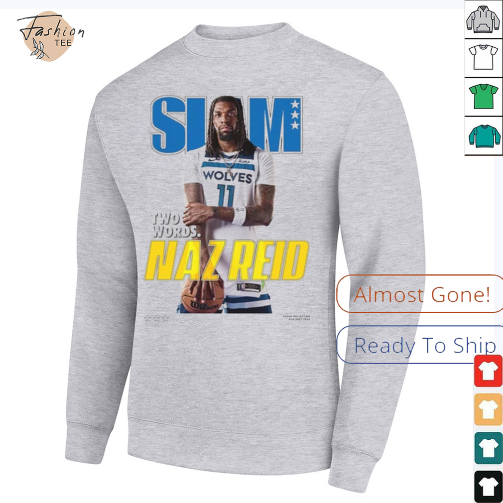 Naz Reid Minnesota Timberwolves SLAM Cover T Shirt_5_11zon Naz Reid Minnesota Timberwolves SLAM Cover T Shirt_5_11zon