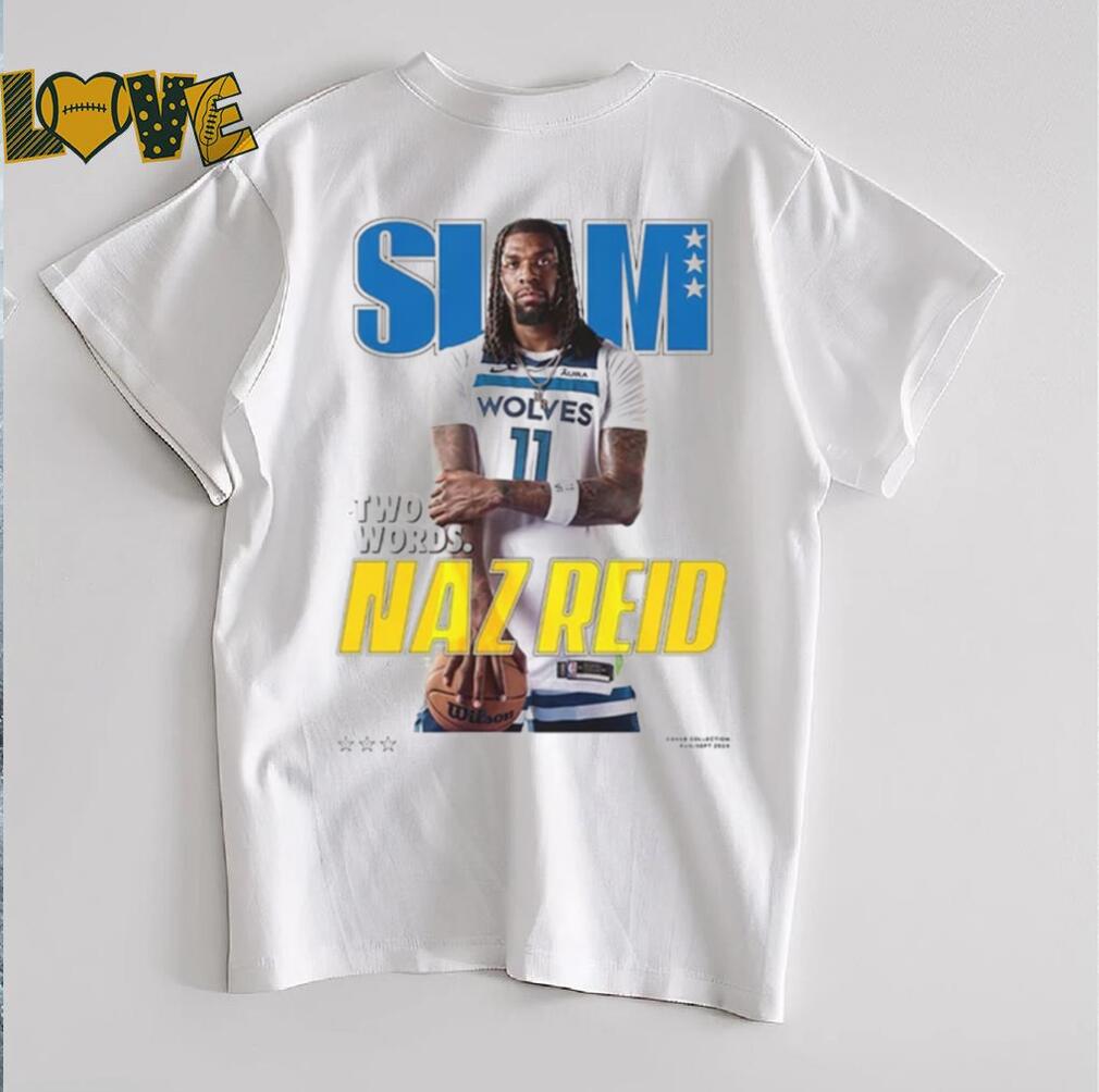 Naz Reid Minnesota Timberwolves SLAM Cover T Shirt_5_11zon Naz Reid Minnesota Timberwolves SLAM Cover T Shirt_5_11zon