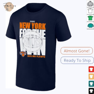 New York For The Win Knicks 2025 NBA Playoffs shirt