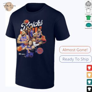 New York Knicks Starting 5 NBA 2025 T Shirts