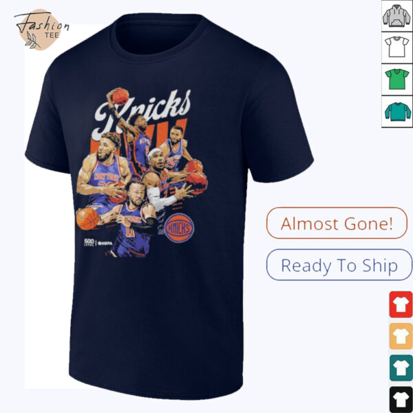 New York Knicks Starting 5 NBA 2025 T Shirts