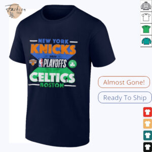 New York Knicks vs. Boston Celtics 2025 Stunt Match Up shirt