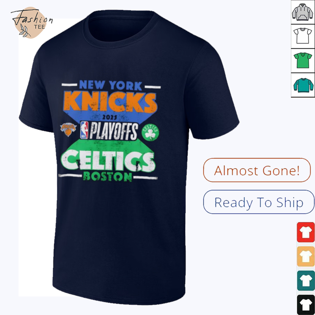 New York Knicks vs. Boston Celtics 2025 Stunt Match Up shirt New York Knicks vs. Boston Celtics 2025 Stunt Match Up shirt