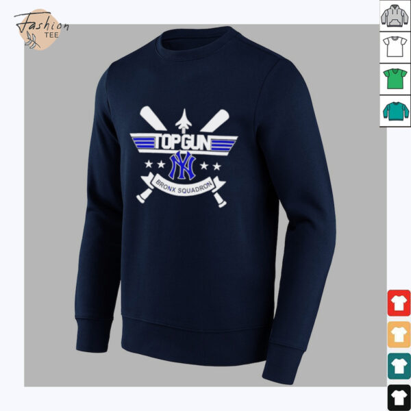 New York Yankees Top Gun Spirit Meets Bronx Squadron shirt