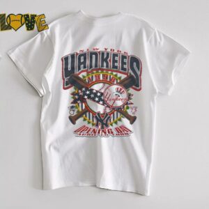 New York Yankees opening day 1998 vintage shirt
