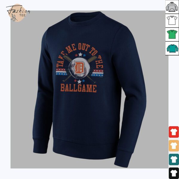 Nice Detroit Tigers Take Me Out To The Ballgame T Shirt