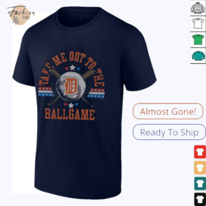 Nice Detroit Tigers Take Me Out To The Ballgame T Shirt
