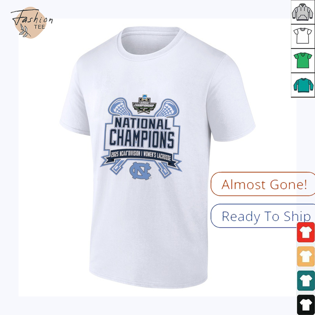 North Carolina Tar Heels National Champions 2025 NCAA DI women’s Lacrosse logo T shirt North Carolina Tar Heels National Champions 2025 NCAA DI women’s Lacrosse logo T shirt