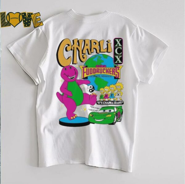 Official Charli Xcx Live At Fuddruckers Branson Missouri It’s Charli Baby Vroom Vroom Brian Robert Jones T shirts