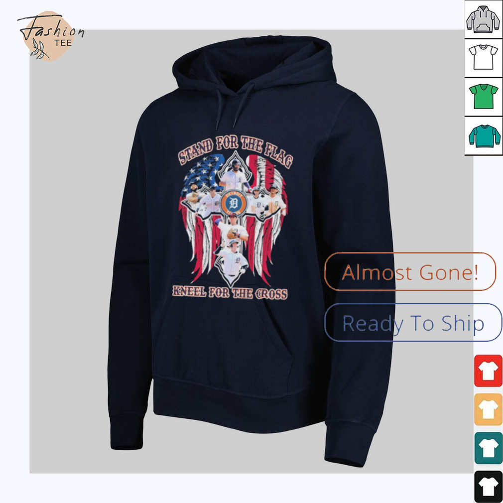 Official Detroit Tigers Stand For The Flag Kneel For The Cross American Flag T shirts shirt Official Detroit Tigers Stand For The Flag Kneel For The Cross American Flag T shirts shirt