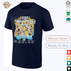 Official God First Family Second Then Indiana Pacers Signatures T shirts