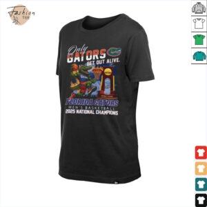 Official Only Gators Get Out Alive Florida Gators 2025 National Champions Shirt
