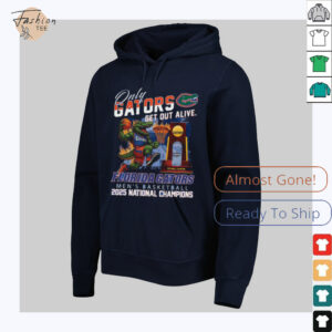 Official Only Gators Get Out Alive Florida Gators 2025 National Champions Shirt
