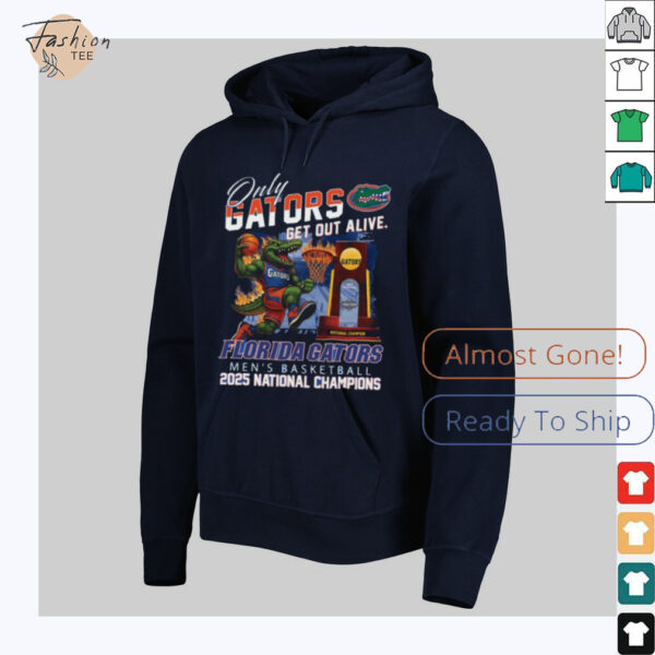 Official Only Gators Get Out Alive Florida Gators 2025 National Champions Shirt