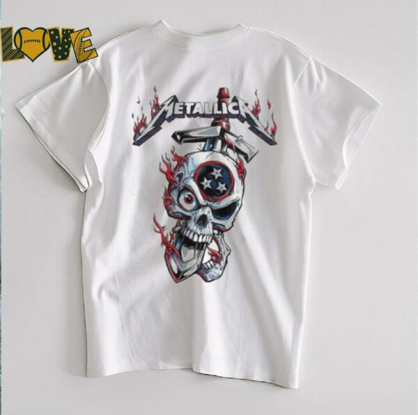 Official Tennessee Titans x Metallica Music Concert 2025 Shirt