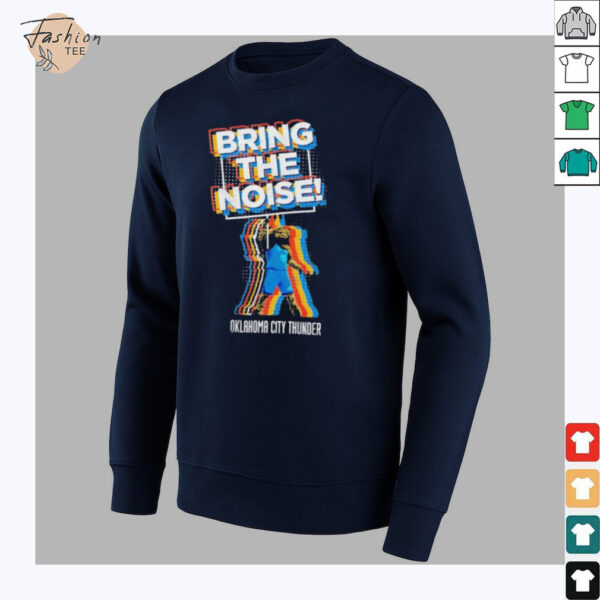 Oklahoma City Thunder Rumble Bring The Noise Mascot T Shirts