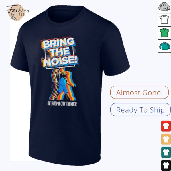 Oklahoma City Thunder Rumble Bring The Noise Mascot T Shirts