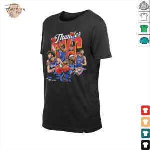 Oklahoma City Thunder Starting 5 Players T shirts