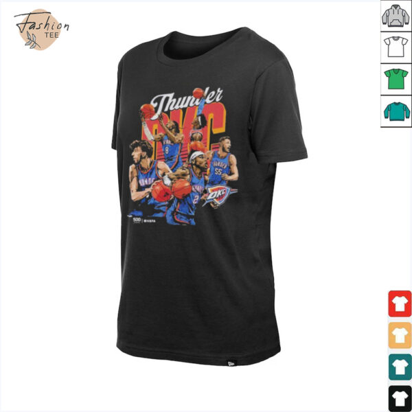 Oklahoma City Thunder Starting 5 Players T shirts